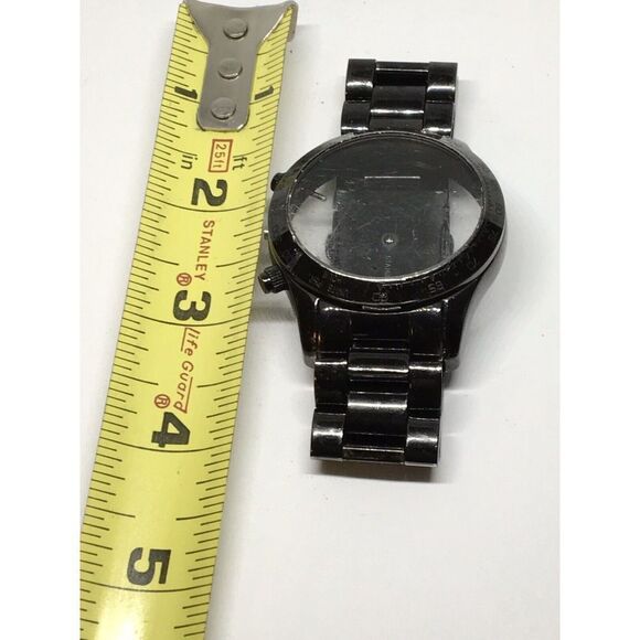 Authentic Michael Kors Watch Parts Links Case Band 18mm Silver A649 - Picture 1 of 6